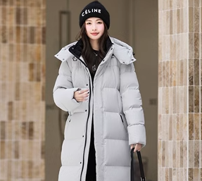 巨厚400克充絨量加厚長款羽絨服過膝男女抗寒超厚哈爾濱2023冬季